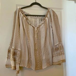 Gorgeous Hale Bob top! Worn once, perfect condition!